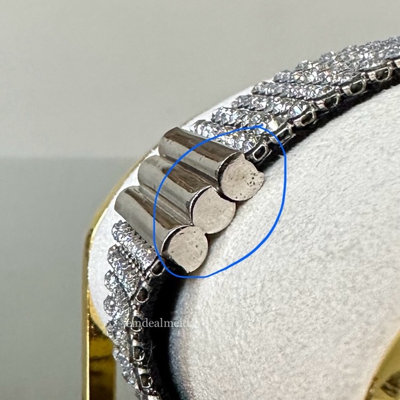 SOLD - Swarovski Crystal Mesh 9 Row Silver Tone Statement Bracelet Daniel Paris - Picture 8 of 10